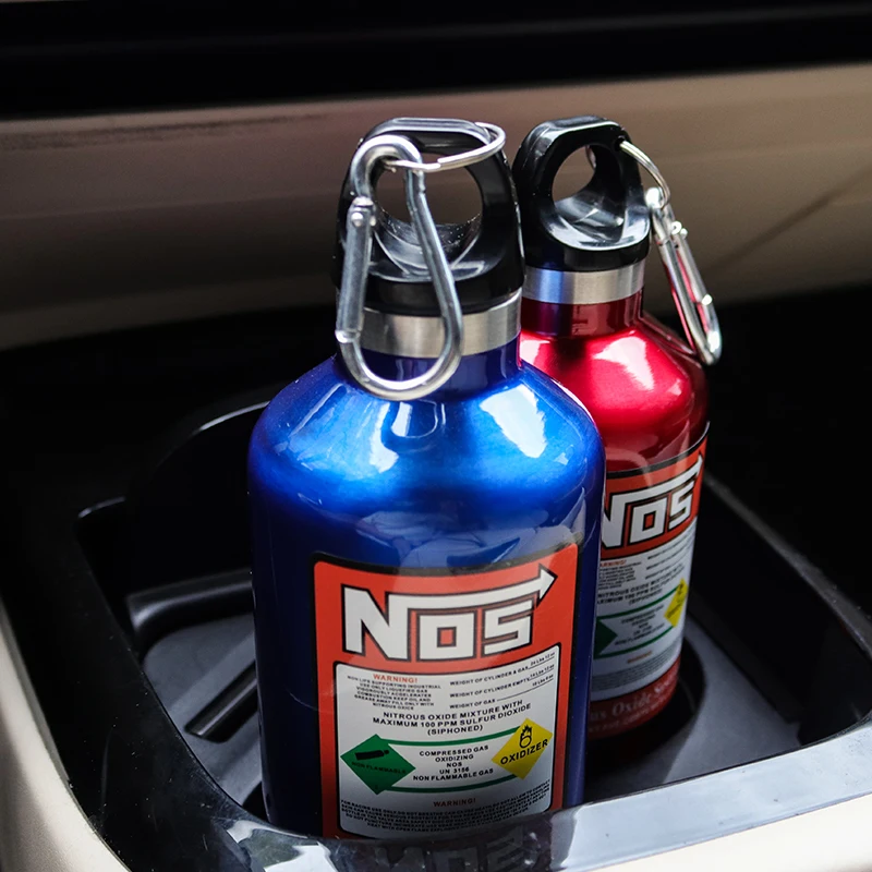 NOS Nitrogen Bottle Car Insulation Cup 500ml Insulation Pot Modified Racing Style Car Interior Decoration Accessories 2022 New