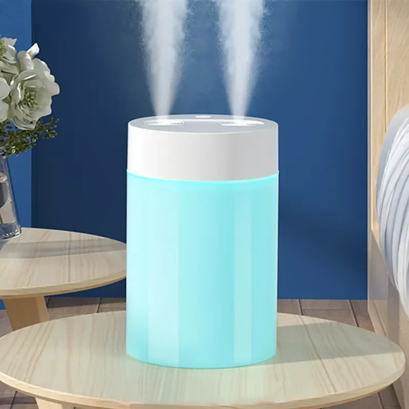 

Ультразвуковой увлажнитель воздуха с двойными распылителями для дома, офиса, детской комнаты, большой объем тумана, распылитель эфирного м...