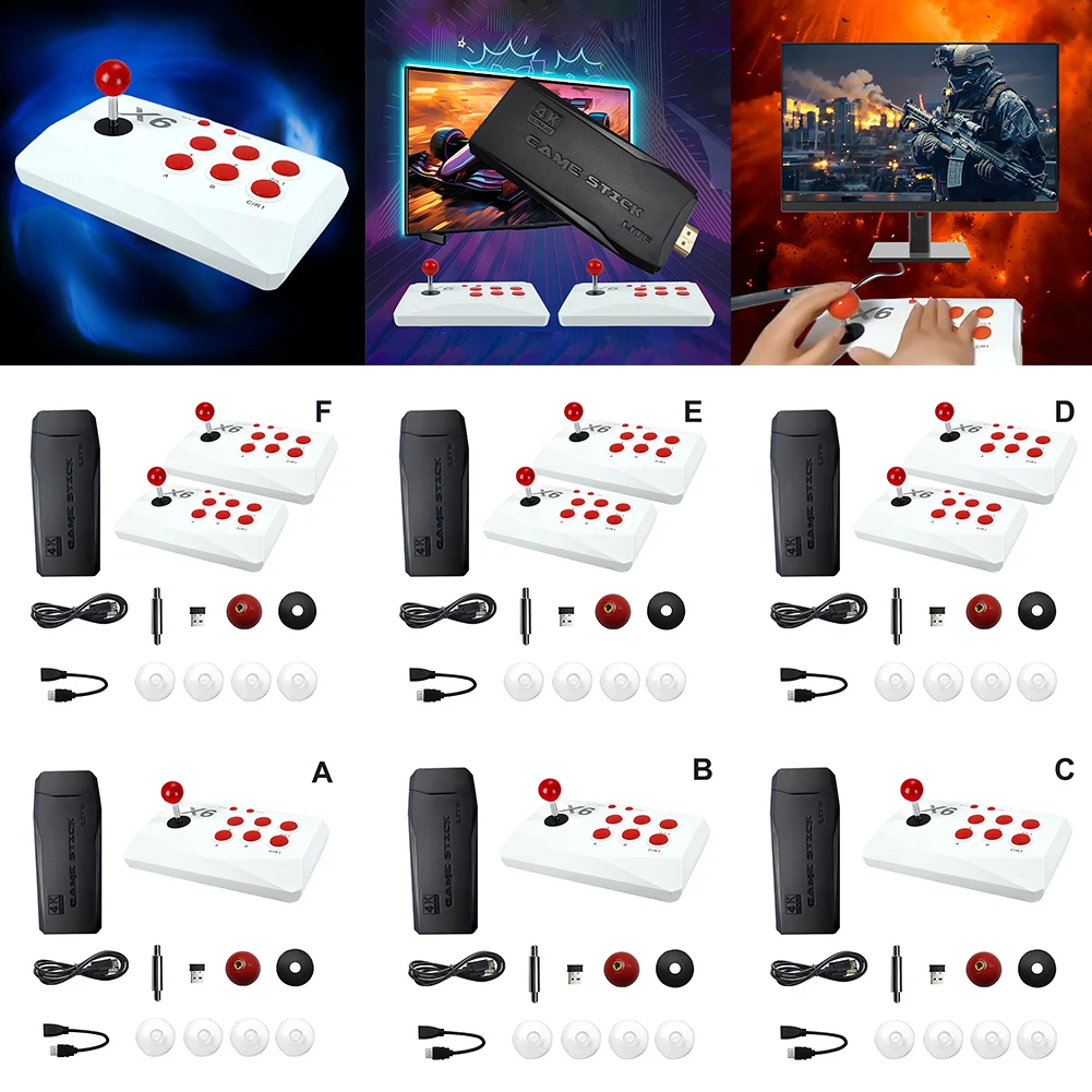 Портативная игровая консоль M8-X6 со встроенным джойстиком 20000 + игр 32/64/128 ГБ для