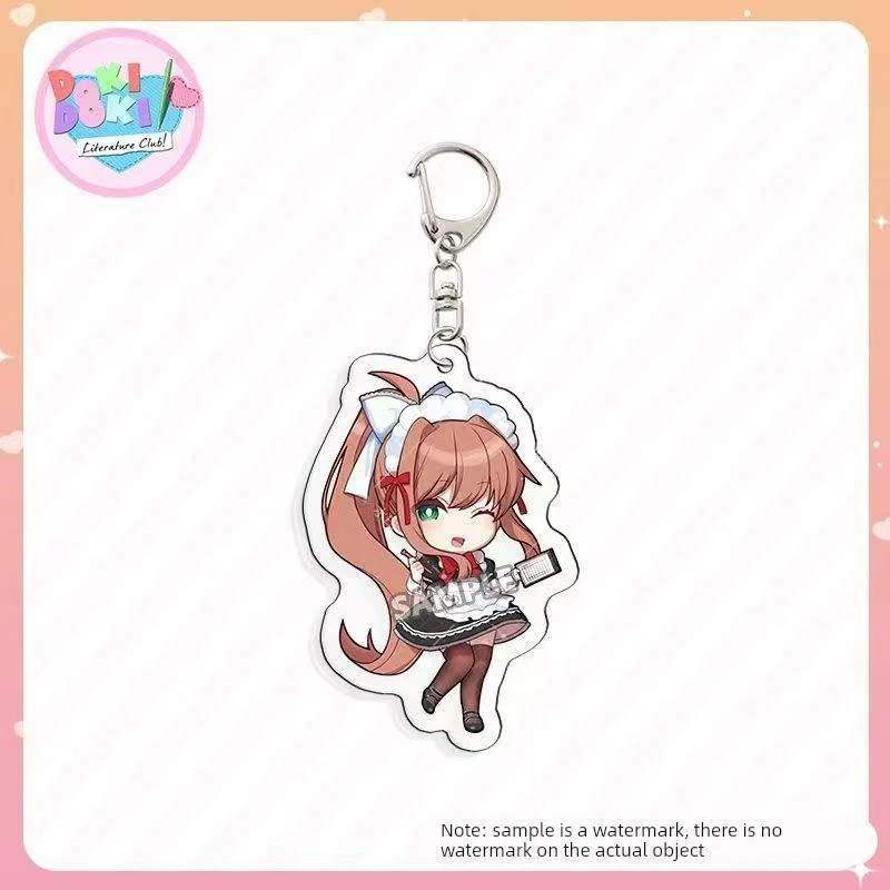 Doki Doki литературный клуб тарелка декор стола Monika стоячая коллекция Sayori Accesorios Юрий акриловый брелок кукла Natsuki модель (art.: 3920d442deb90) - 3920d442deb90