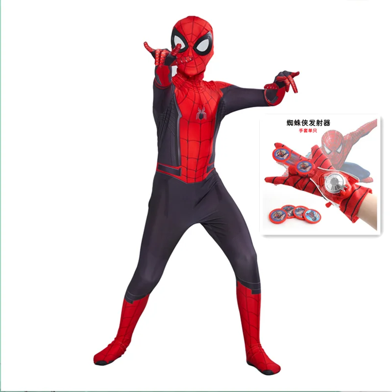 

Железный костюм Человека-паука из легенд Marvel, костюм для возвращения домой для детей и взрослых, Удивительный Человек-паук, косплей, вдали о...