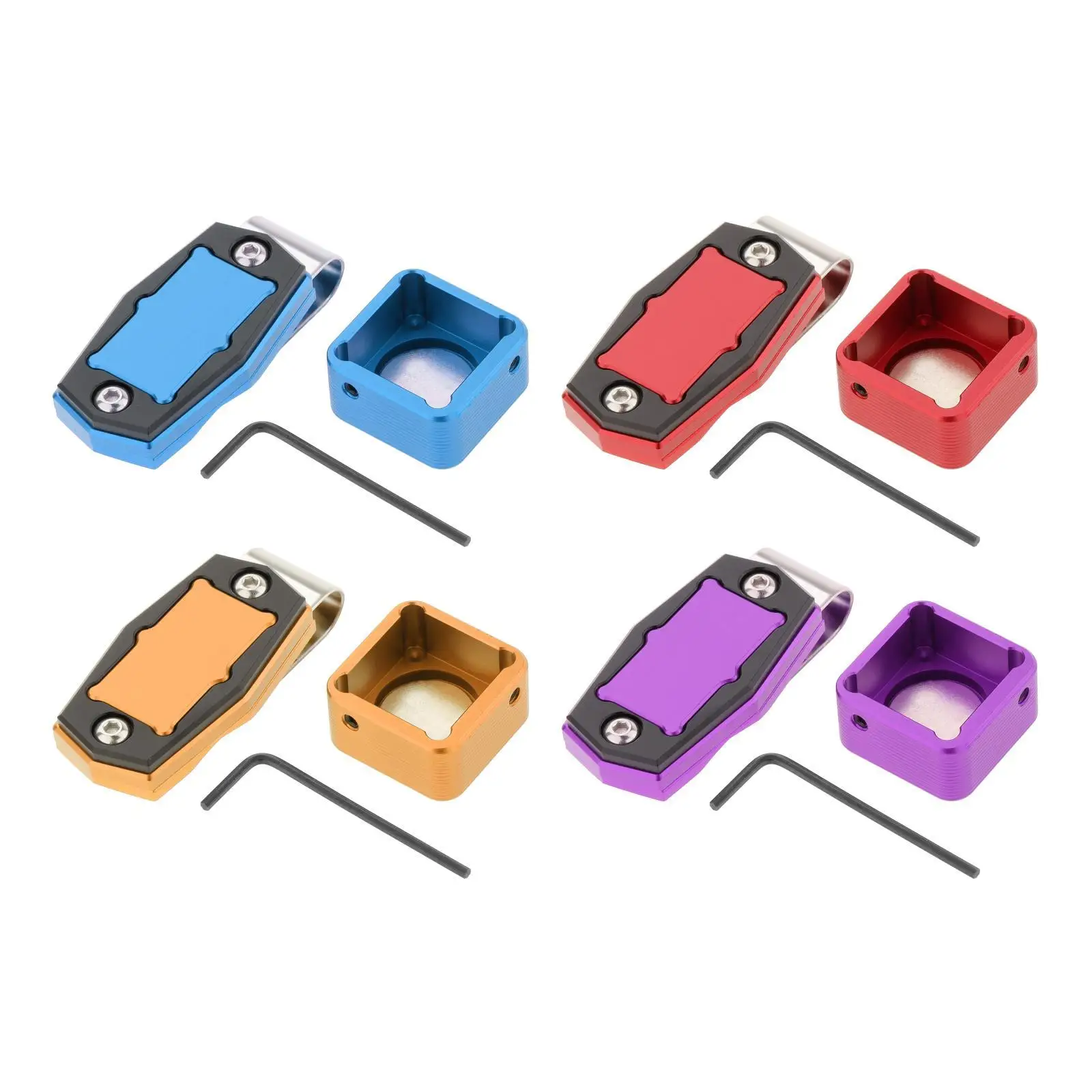 

Magnetic Chalk Holder with Belt Clip Aluminium Pool Snooker Sports Accessories