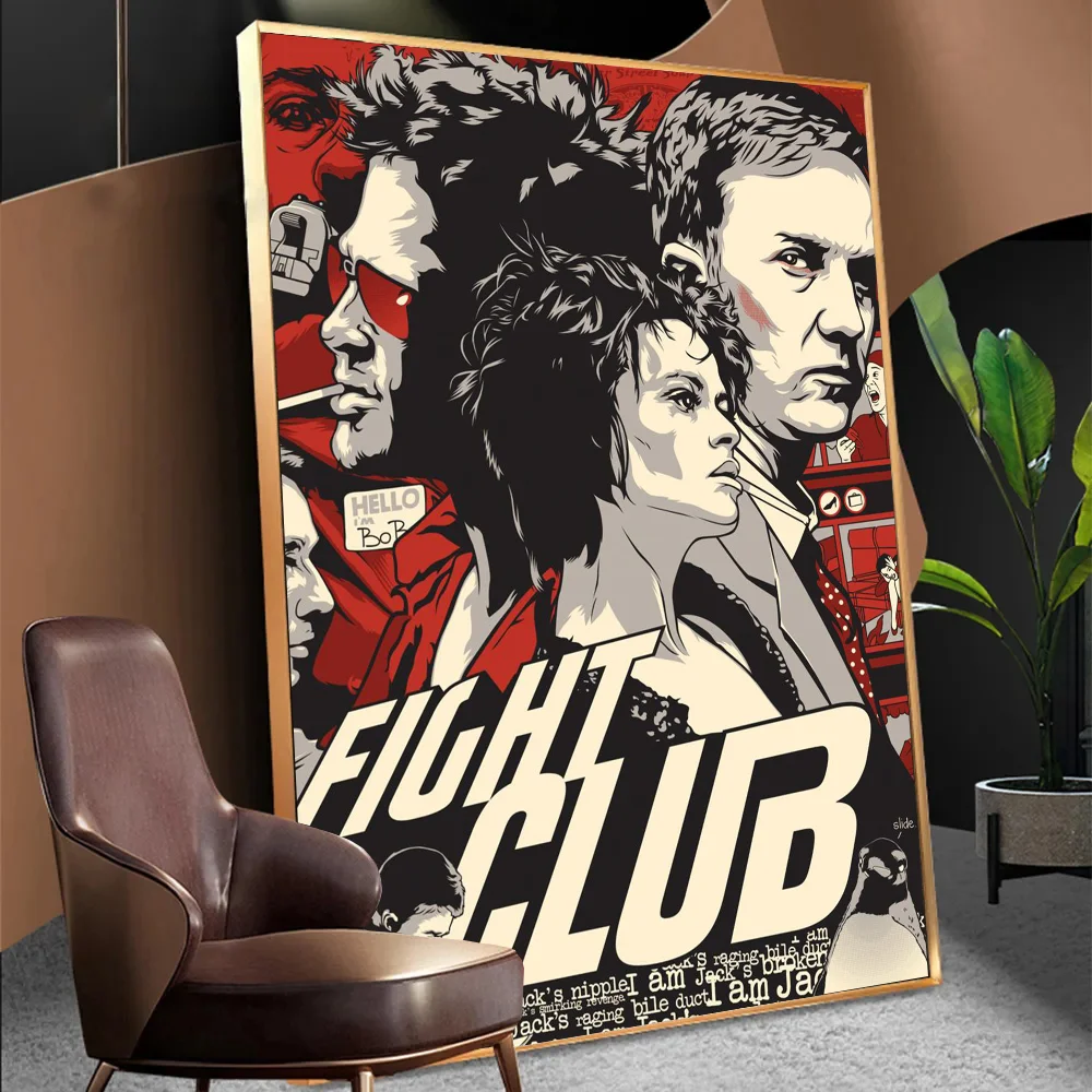 F-fight C-Club фильм хорошего качества принты и постеры HD качество плакат настенная