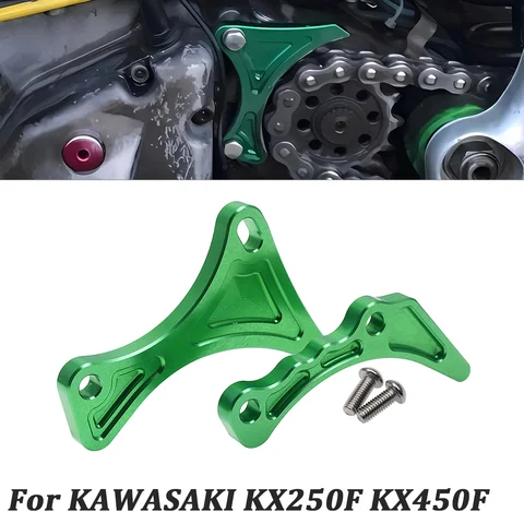 Для Kawasaki KX250F KX450F KX 250F 450F 2004-2015 2016 алюминиевая защитная крышка с ЧПУ, крышка звездочки цепи, чехол Saver, защита двигателя