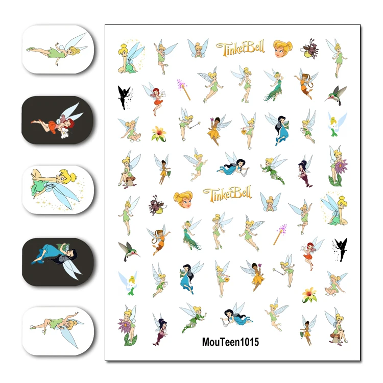 Новейшие Стикеры для ногтей водные дизайна