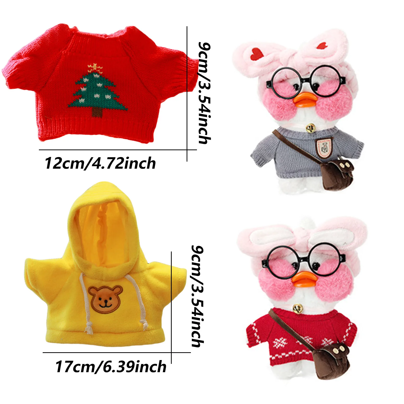 Одежда для утки 30 см плюшевые куклы одежда лалалафана хлопковая юбка комбинезон