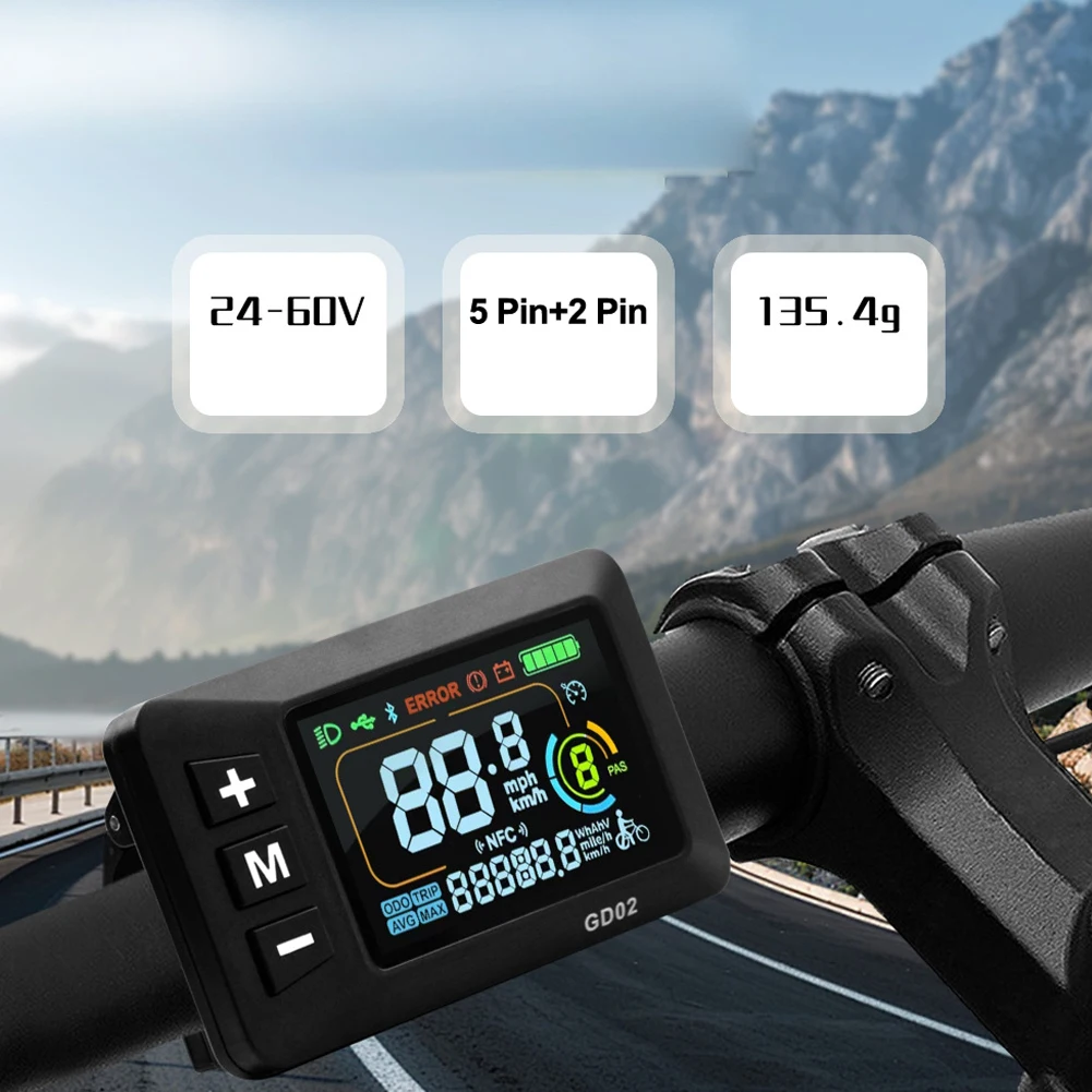 Электрический велосипедный ЖК-дисплей 24 В-60 В спидометр для электронного