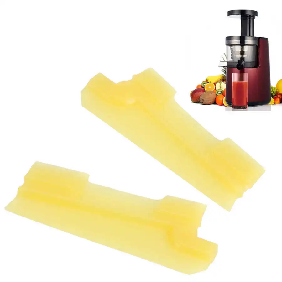 

2Pcs Blender Spare Parts Slow Juicer Rotating Holder Silicone Strips Replacement for HU500DG/780 Juicer Accessories Yellow