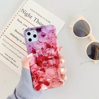 luxury glossy marble case for iphone 12pro max 12mini 11pro shockproof and fall resistant fancy high quality imd case