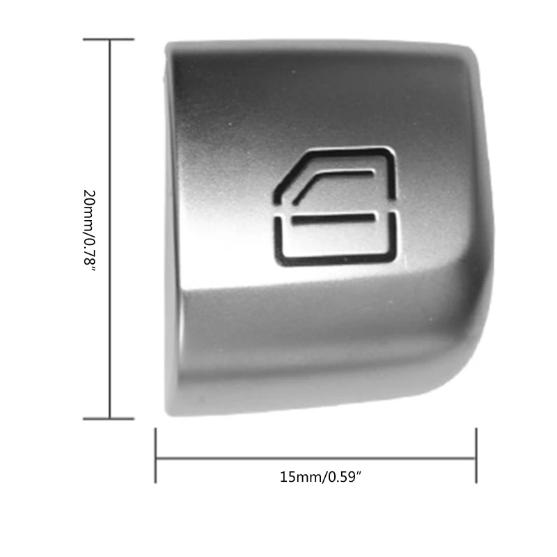 

Window Switch Cover Compatible with W205 W253 Power Window Button Switch Console Cover Caps