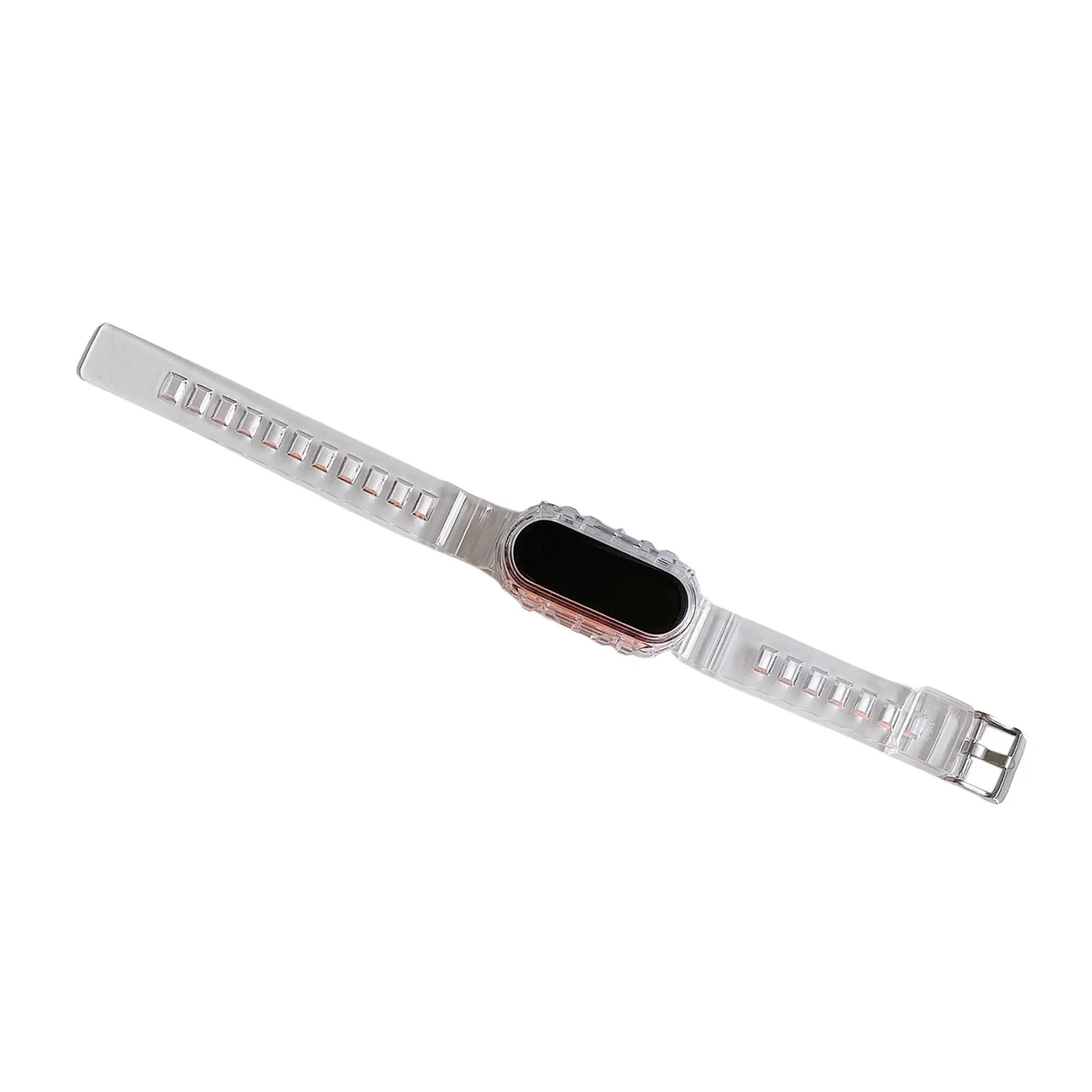 

Прозрачный браслет для Xiao Mi Band 5 4 3, сменный спортивный ремешок из ТПУ для Mi Band 4 Band 5, 6 стилей