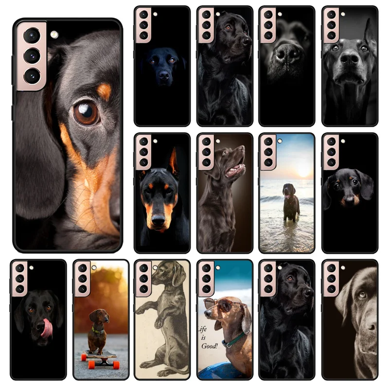 

Lab Labrador Dog Phone Case for Samsung S30 S23 S22 S20 Ultra S20 S22 Plus S11 S10 S9 Plus S21 Plus S10E