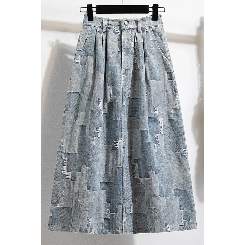 Женская осенняя юбка модная темпераментная ковбойская для отдыха новый