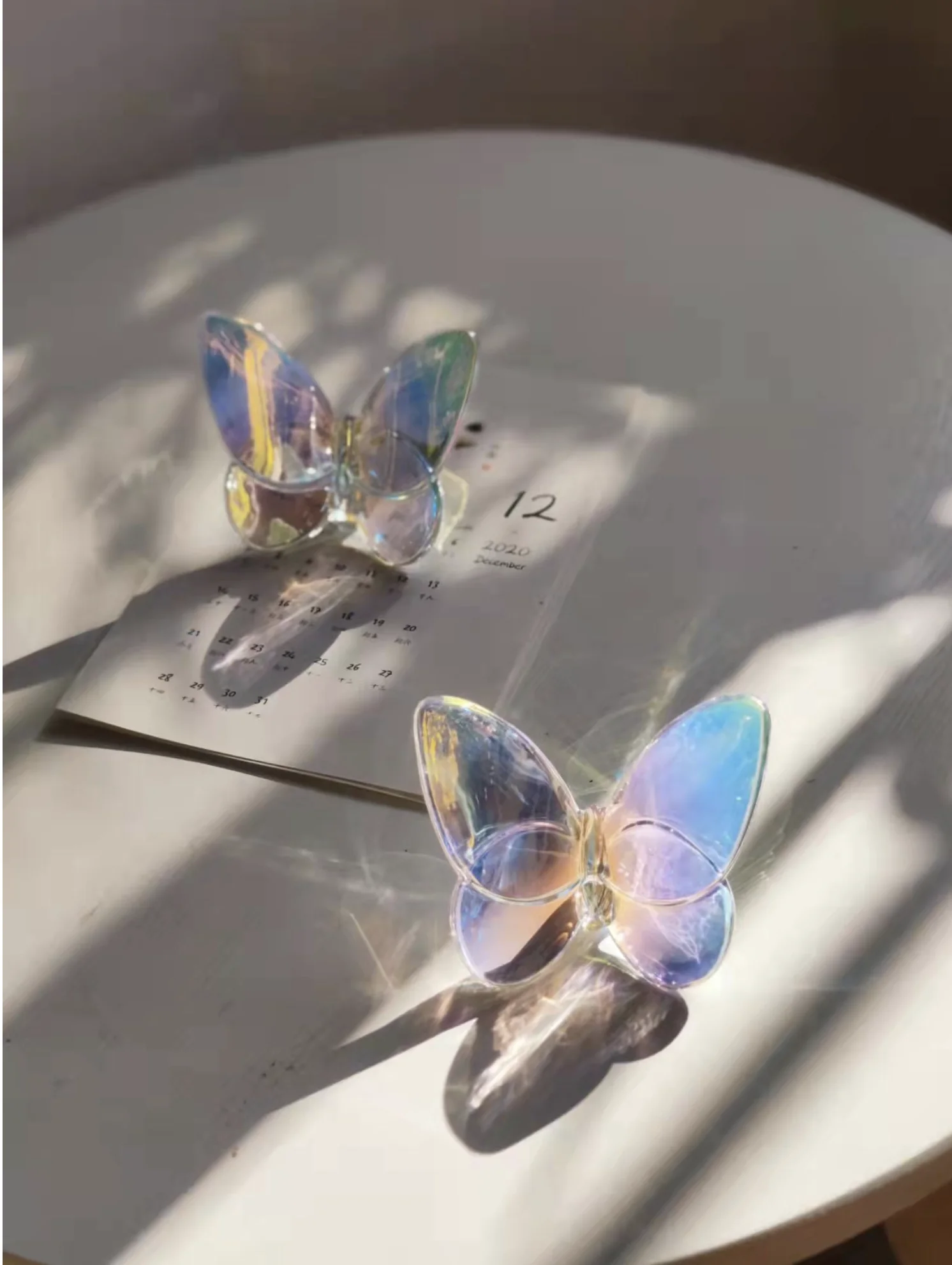 

Butterfly Wings Series Pure Handmade Real Crystal Lucky Butterfly Desktop Ornament