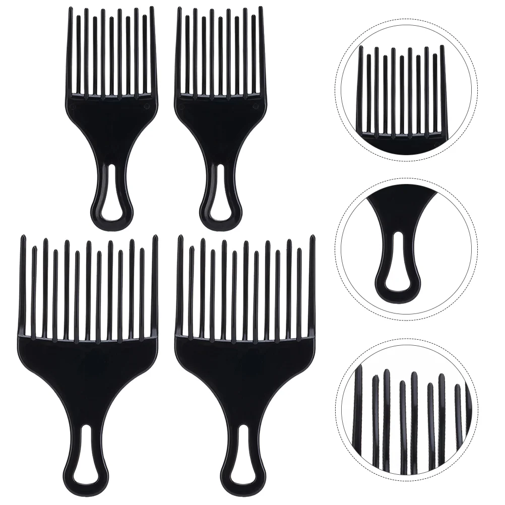

Hair Pick Comb Styling Afro Wide Curly Combs Lift Picks Brush Smooth Tooth Metal Tools Fist Hairdressing Cutting Static Anti
