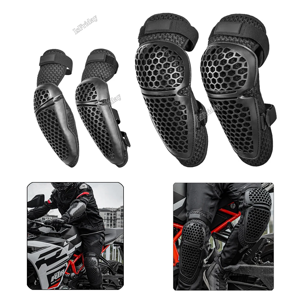 

Motorcycle Knee Pads Motocross Knee Brace Mesh Motorcycle Elbow Protector Sports Knee Pads Cross Protections Downhill Knee Pads