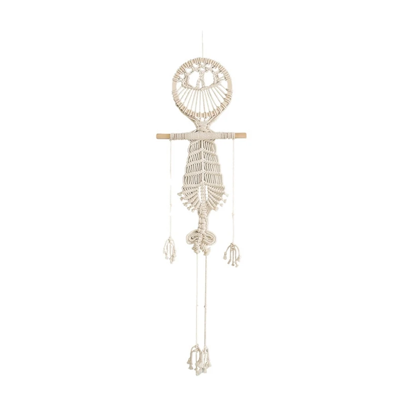 

Богемный шикарный настенный гобелен, ручная работа, украшение на Хэллоуин, ведьма, Череп, гобелен для гостиной, искусство, украшение на Хэллоуин