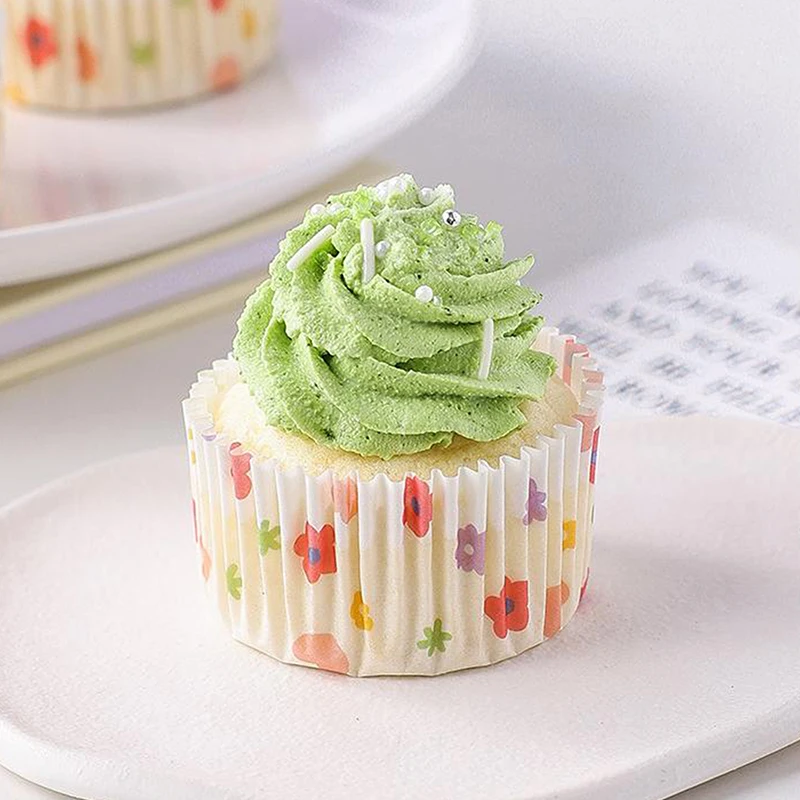 Мультяшный бумажный поднос для снежницы торта чашка яичного желтка хрустящий