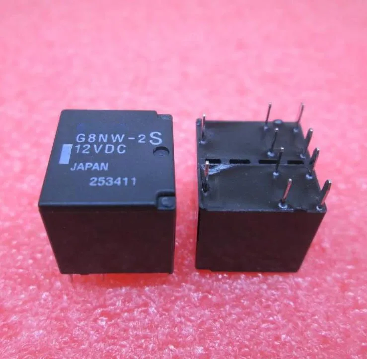 Новое реле G8NW-2S 12 В постоянного тока G8NW-2S-12VDC G8NW2S 12 В постоянного тока 12 В постоянного тока 12 В постоянного тока 10 контактов