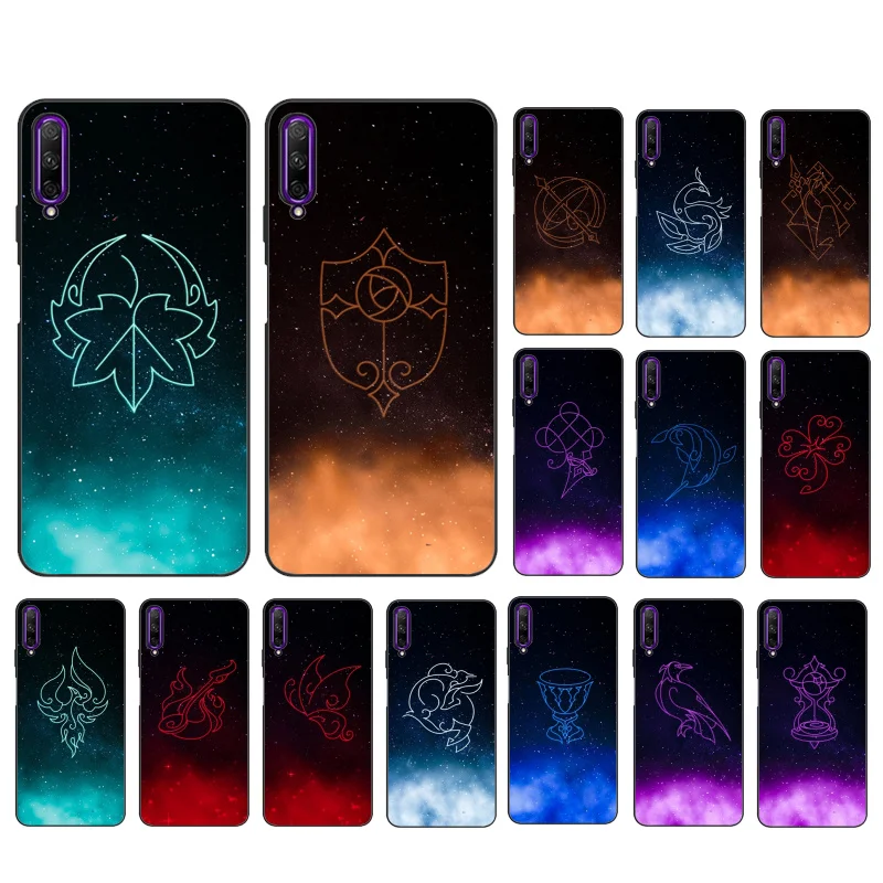 

Genshin Impact Constellation Phone Case For Huawei P50 Pro P30 P40 Lite P40Pro P20 lite P10 Plus Mate 20 Pro Mate20 X