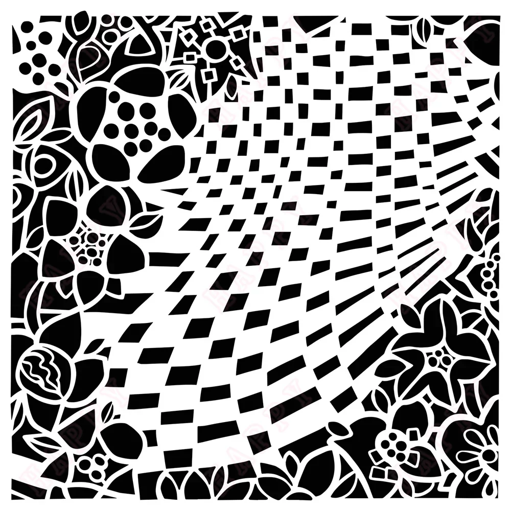 Слоистые трафареты графическая живопись своими руками фотоальбом рельефный