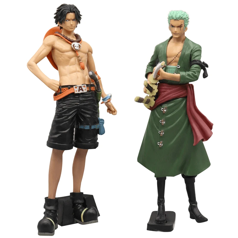 

27 см аниме цельная фигурка Ace Zoro реальная фигурка искусственная фигурка игрушка хобби для детей подарок на день рождения