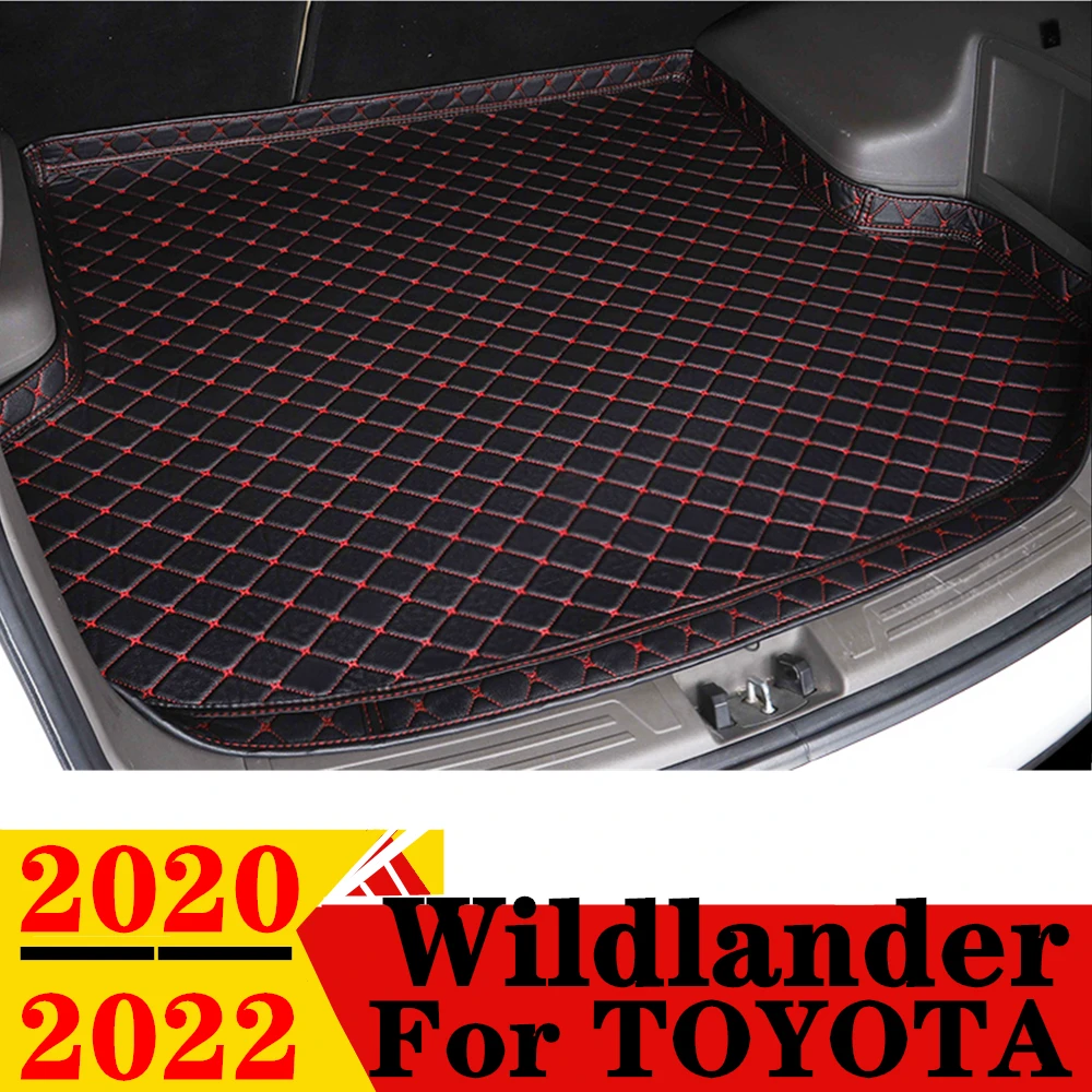 

Коврик для багажника автомобиля для Toyota Wildlander 2020-22, для любой погоды, XPE, высокая сторона, задняя крышка для груза, коврик, подкладка, задние части багажника, коврик для багажа