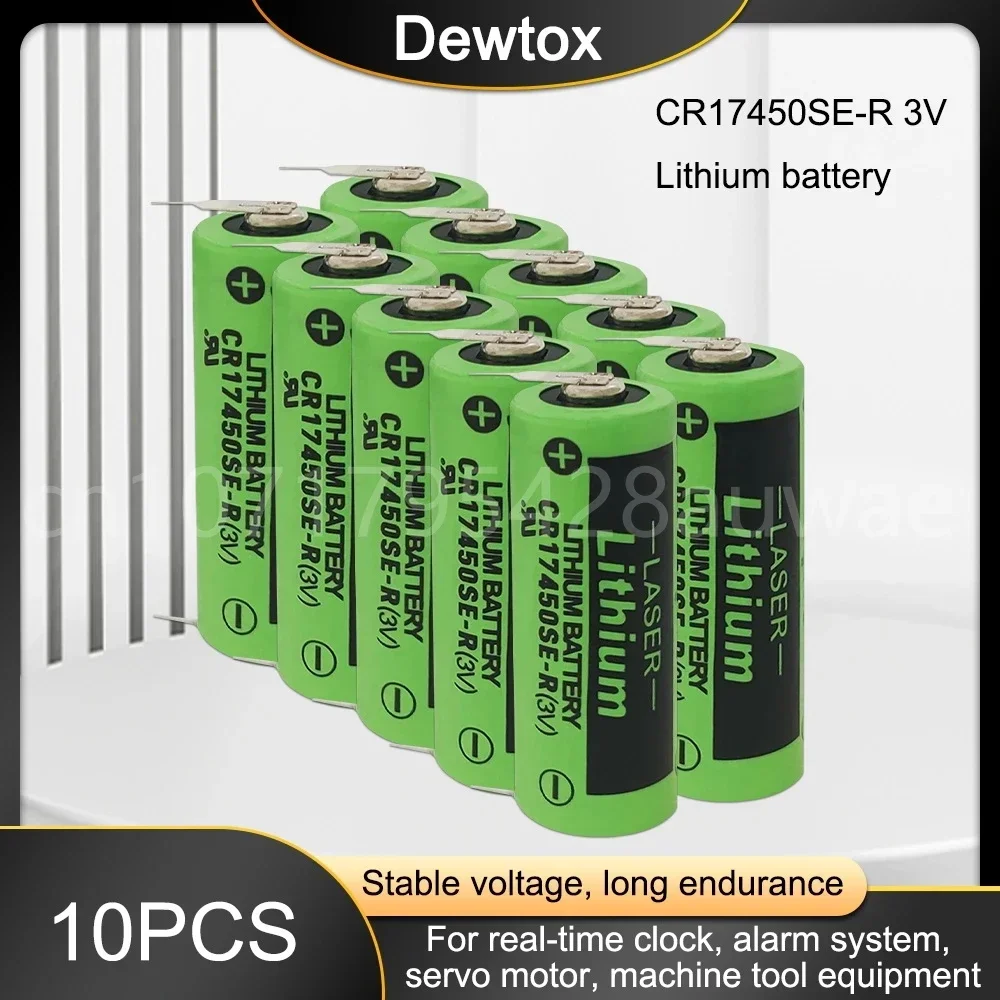 10 шт. новый CR17450SE-R (3 В) CR17450 CR17450SE с ножкой инструментальное оборудование литиевая