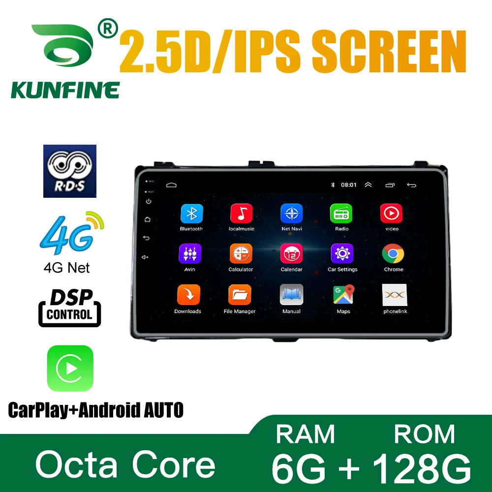 Автомобильный радиоприемник для TOYOTA COROLLA 2017 Octa Core Android автомобильный DVD GPS