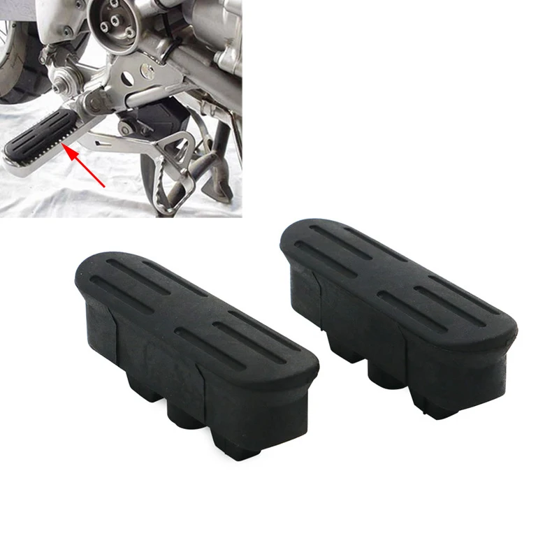 

For BMW R1200GS F650GS R1100GS Front Footpeg Plate Footrest Rubber Covers Peg R 1200 GS 2005 - 2013 F 650 GS 01-07 R 1100 GS