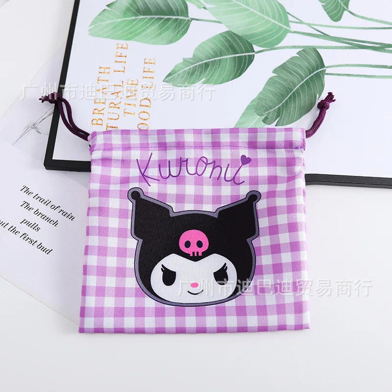 Новая кавайная мультяшная аниме My Melody Cinnamoroll Kuromi с кулиской карманная Милая