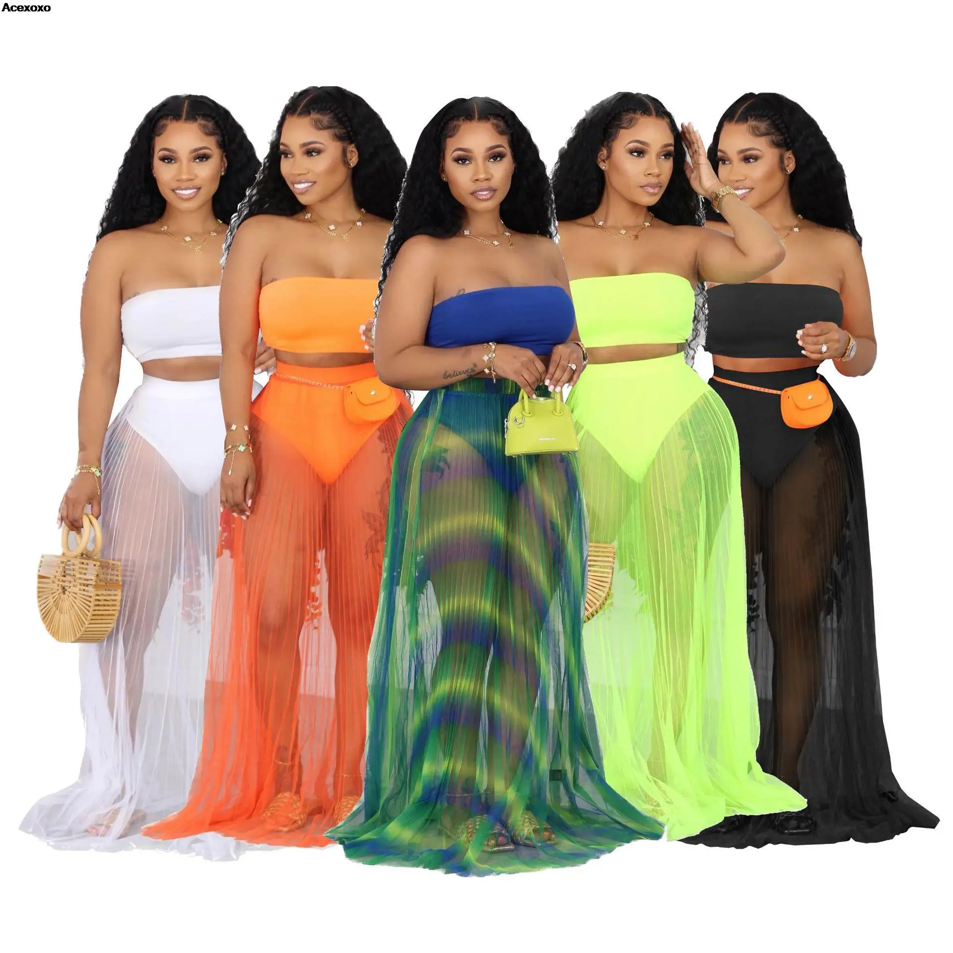 

Two-piece party beach swimsuit for ladies
