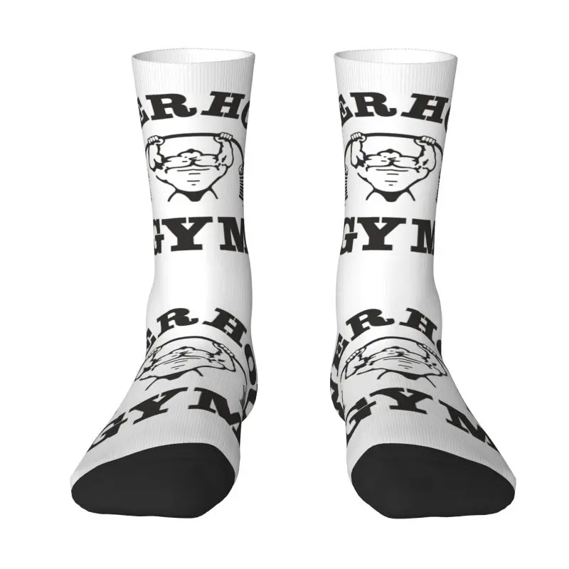 

Funny Mens Powerhouse Fitness Gym No Pain No Gain Dress Socks Unisex Warm Comfortable 3D Print Crew Socks