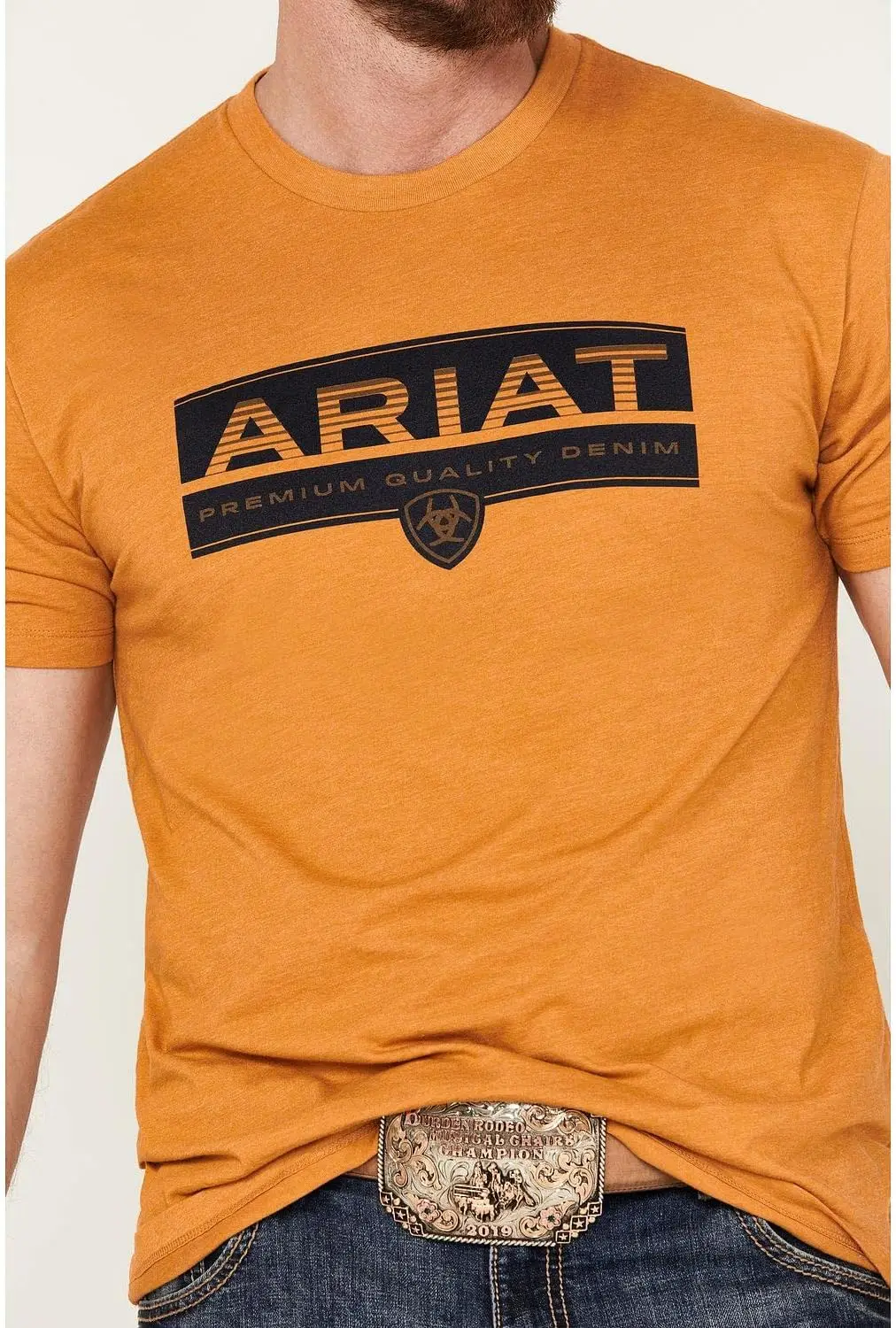 Мужская футболка Ariat Shadows Buckhorn Heather Medium