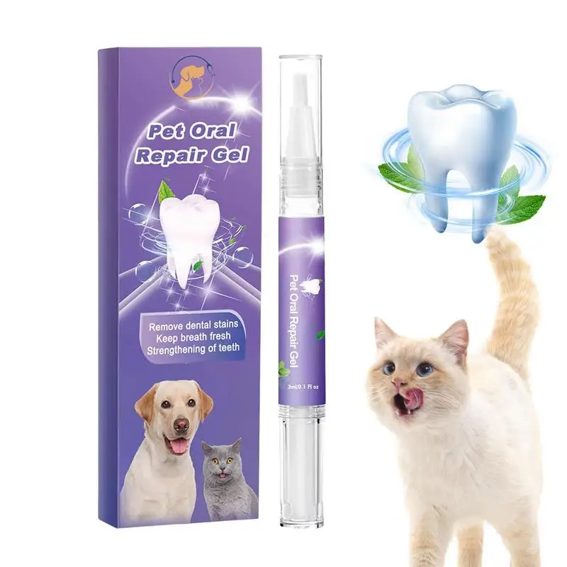

Pet Clean Teeth Gel Stain Remover Teeth Brushing Cleaner Eliminate Bad Breath For Dogs & Cats Pet Teeth Cleaning Dog Toothpaste
