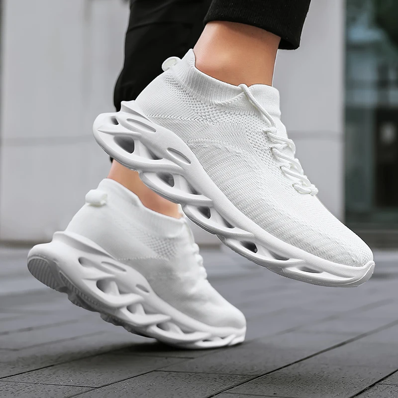 Новинка мужская обувь дышащие кроссовки для бега на открытом воздухе Женская