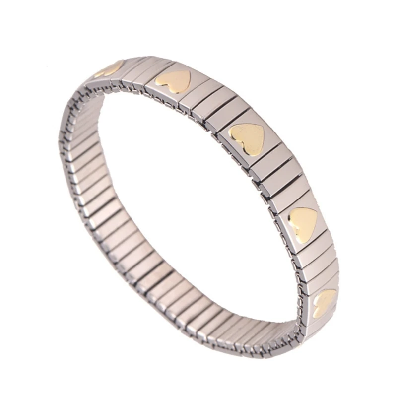 Итальянский браслет для женщин на запястье в стиле панк из нержавеющей стали с