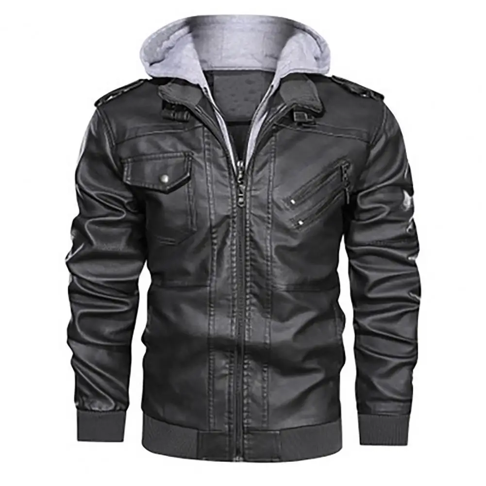 

Mountainskin New Men's Leather Jackets Autumn Casual Motorcycle PU Jacket Biker Leather Coats Brand Clothing