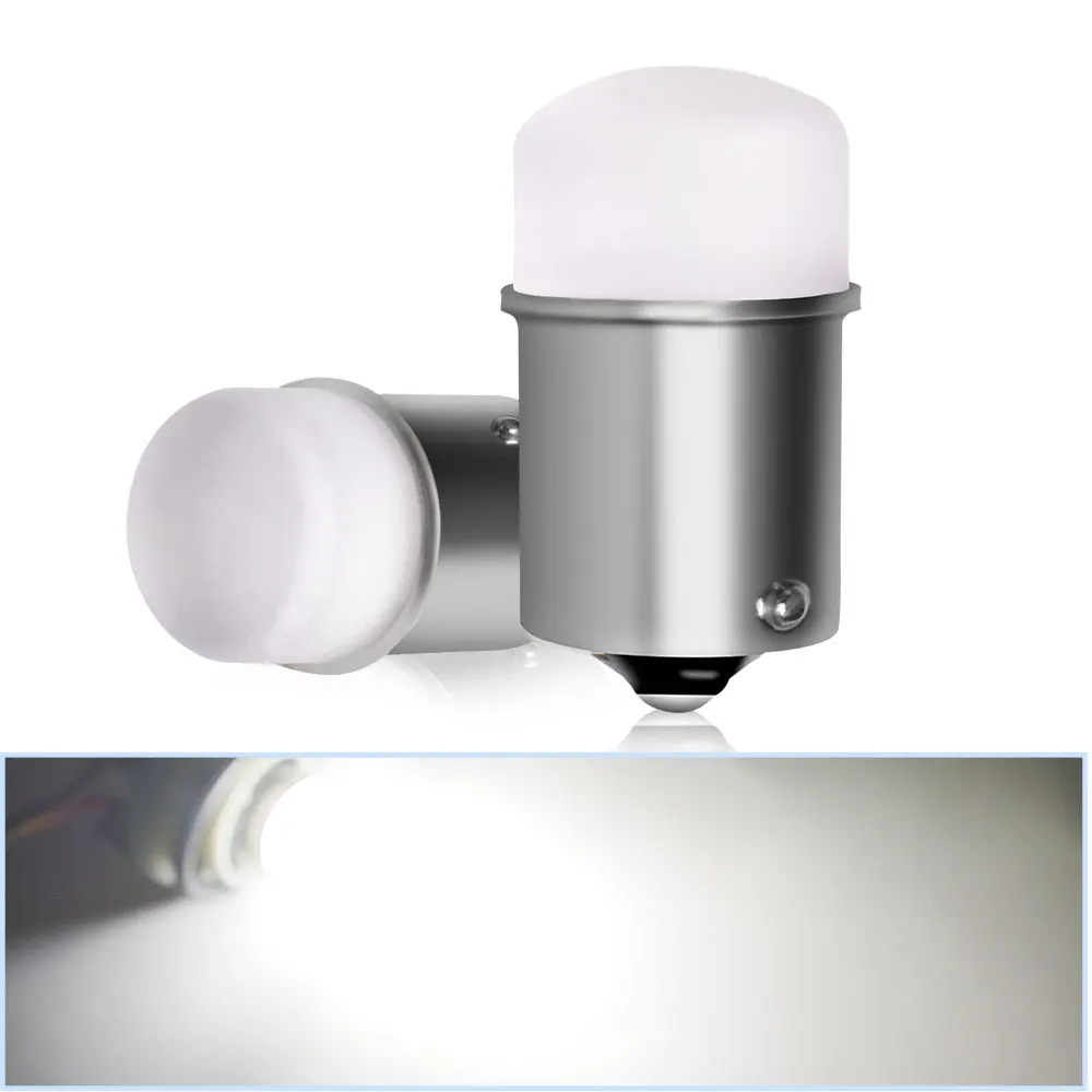 

Комплект Из 2 Светодиодных Ламп 1156 P21W 5W И 1157 BA15S BAY15D Для Автомобиля: Указатели Поворота, Дневные Ходовые Огни