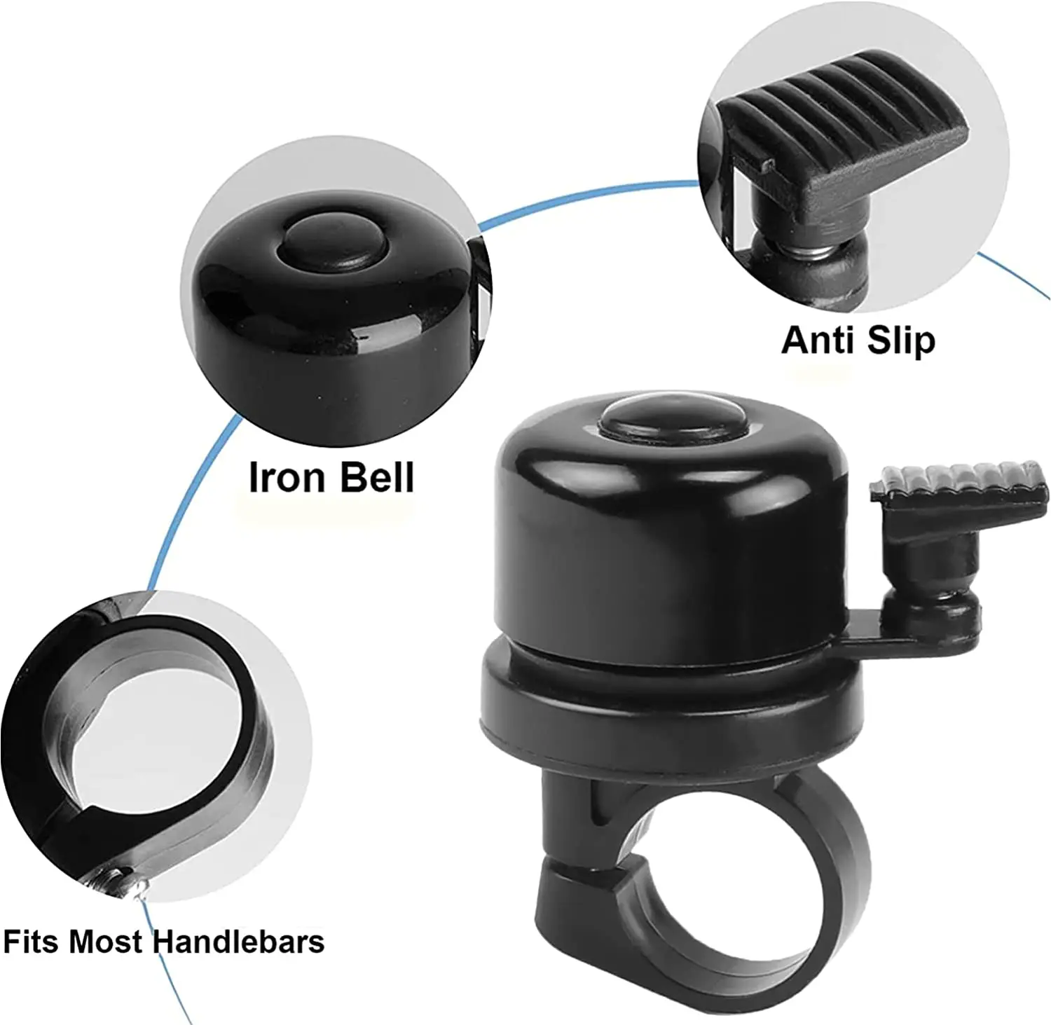 Велосипедный звонок для Airtag держатель GPS велосипедный звуковые бирки