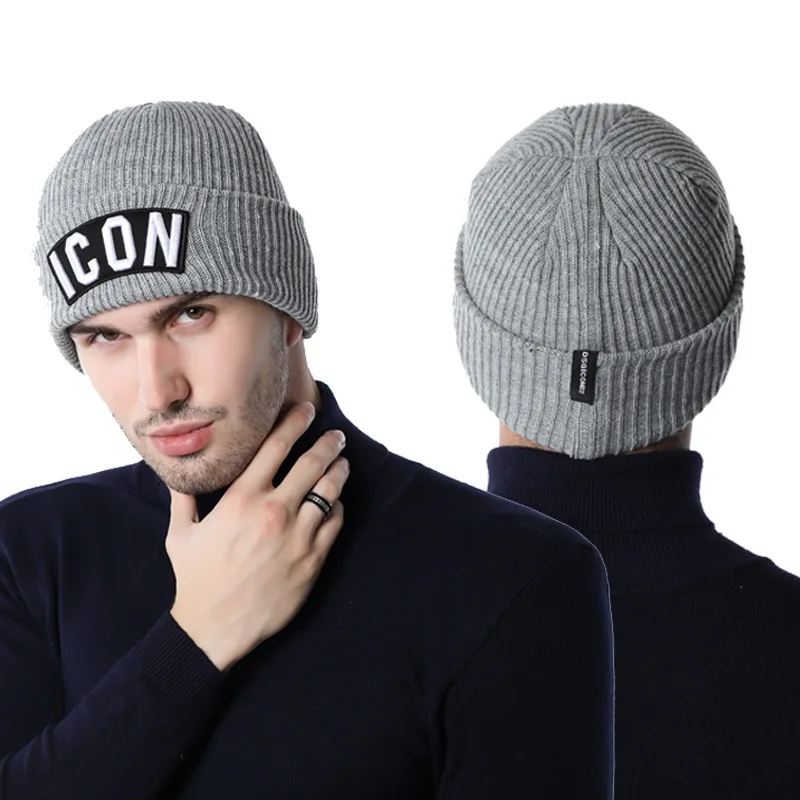 

2023 Autumn Winter Men's Wool Pullover Hat Luxury Brands Hats for Women Stylish Man Street Fashion Trend Hip Hop Knitted beanie