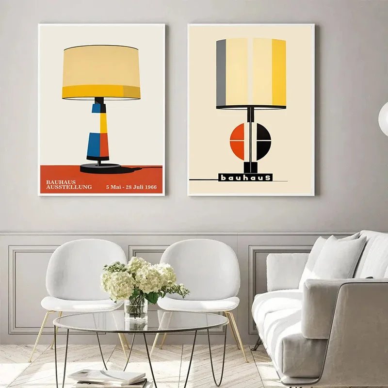 Минималистичный плакат Баухаус