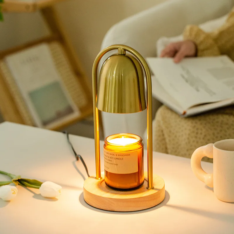 

Nordic Light Luxury Aromatherapy Wax Melting Lamp Candle Lamp Bedroom Ins Girl Romantic Net Red Diffuse Bedside Lamp