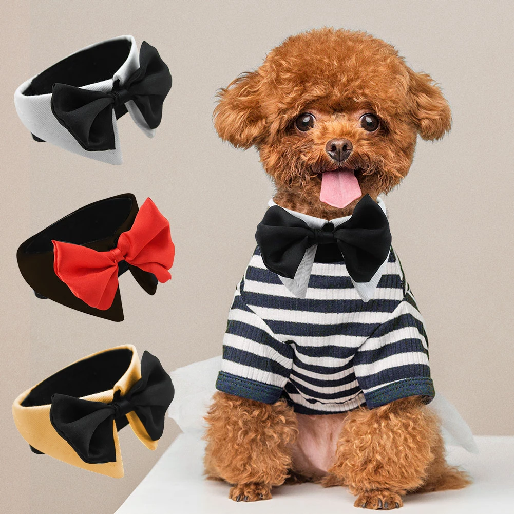 

Регулируемый галстук-бабочка для собак, красивый ошейник, милый ошейник, подарок для щенков и кошек, аксессуары для домашних животных