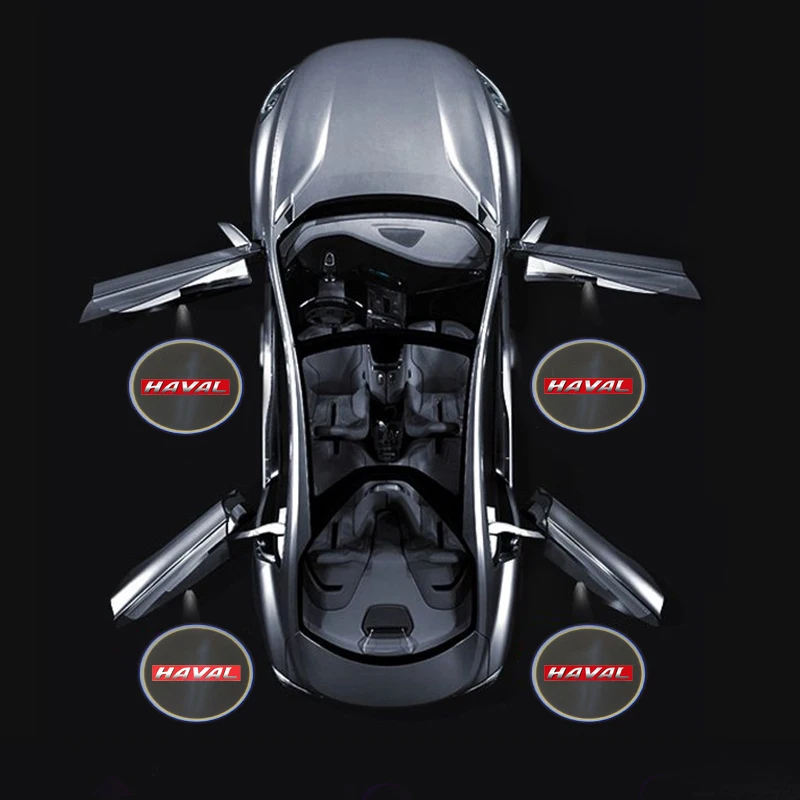 1/2 шт. углеродное волокно светодиодные автомобильные приветственные световые лазерные проекторы для Chery Fulwin QQ Tiggo 3 5 Fora T11 A1 A3 Amulet.