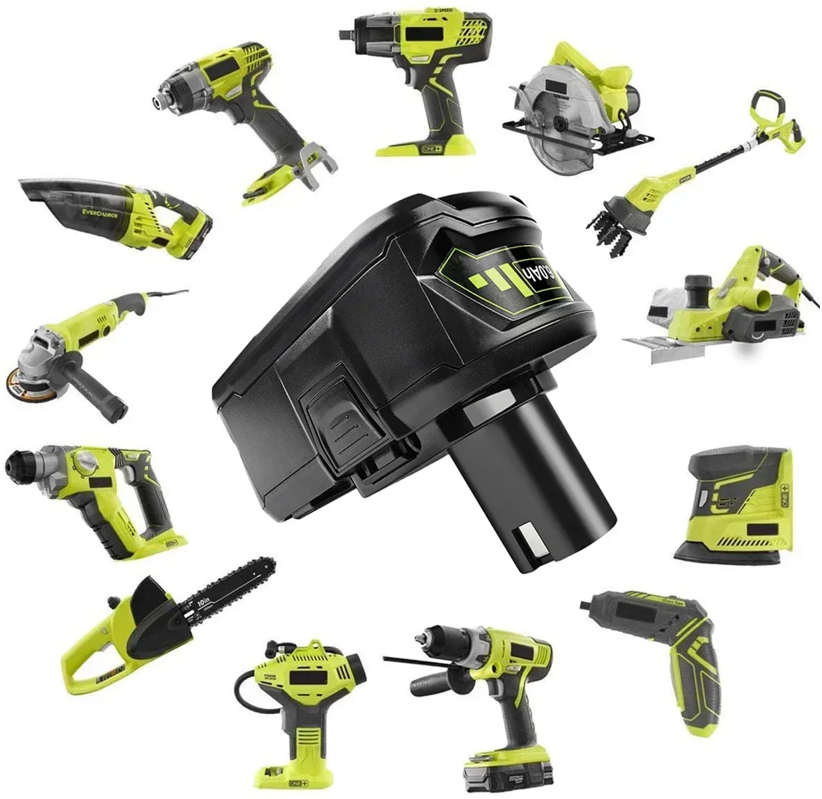 Для RYOBI P108 18 В One + Plus 6 0 Ач аккумулятор большой емкости литий-ионный и NiCad зарядное