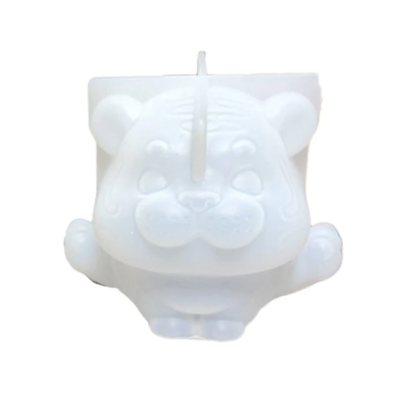 

95AB милые Мультяшные 3D маленькие тигровые УФ-Кристаллы Женские украшения ручной работы эпоксидная смола, форма Crafts Мыло Свеча ювелирные изд...