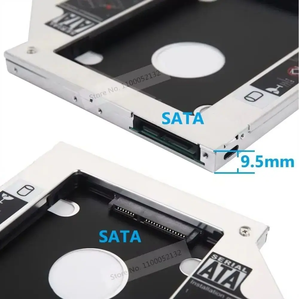 Фото Второй отсек для жесткого диска HDD (оптический отсек) для HP 17-x116dx, 17-f113dx, 15-E033TX, 15-ba077ng, 17-g102AX, 15-ab022ng, 15-ak003ng №2