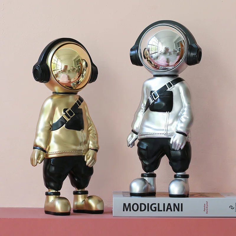 

Креативная фигурка астронавта, декор для гостиной, настольные украшения, современные поделки, украшения, аксессуары для комнаты, новый дома...