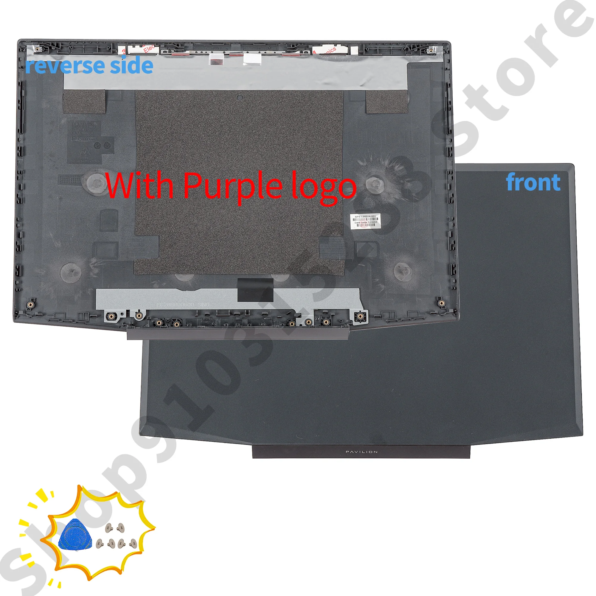 Задняя верхняя крышка для Pavilion Gaming 15-CX 15T-CX 15-cx0020nr 15-cx003 TPN-C133 ремонт задней крышки